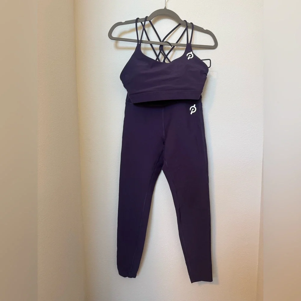 Peloton Cadent Women's Deep Purple Sports and Pants set - Picture 3 of 7
